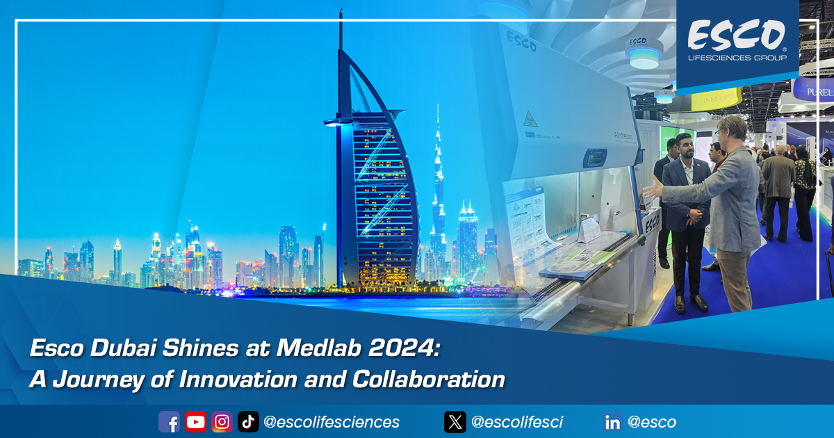 Esco Dubai Shines at Medlab 2024: A Journey of Innovation and Collaboration